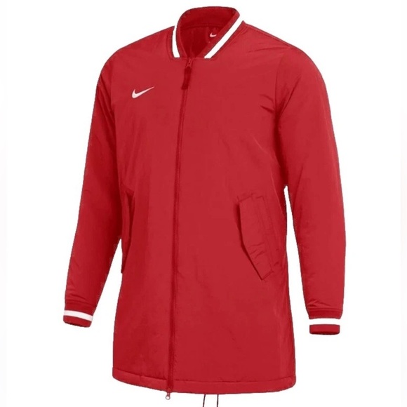 Nike Women’s Athletic Insulated Windbreaker Dugout Stock Bench Jacket NWT - Picture 1 of 15